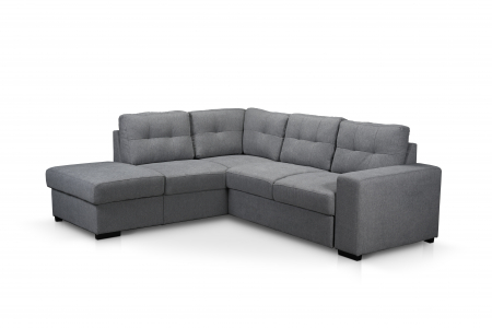 Coltare living - Coltar Cotta Minimaxx MM289 PIANO OTM/BK KL-2F pentru living, stanga, extensibil cu functie somn, stofa gri deschis G002, 248x213x(73-89), ext.200x138cm
