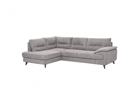 Coltar extensibil SPECTRE OTM/BK-2F, stanga, stofa gri F186, 256x183x85(108), ext.174x123cm [1]