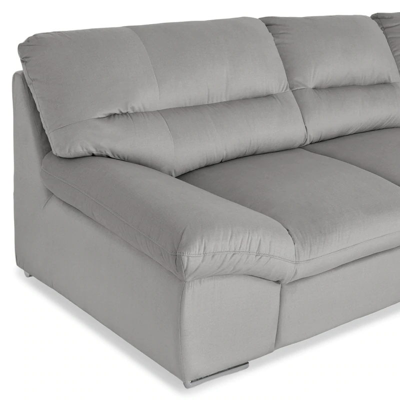 Coltar Living extensibil WILLIAM 2F-OTM/BK, stofa G003 gri antracit, dreapta, 268x216x87, ext.183x123cm. [7]