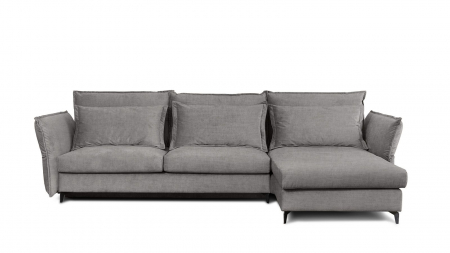 Canapele & coltare living - Coltar Living CARMEN Set-2, extensibil cu functie relaxare si depozitare, dreapta, stofa gri Tarim 17, (318-342)x187x101, ext.283x140cm