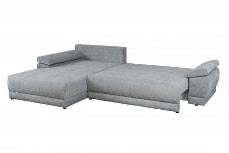 Coltar Living EVEREST, extensibil cu functie somn, universal, stofa Primo 88 gri, 308x213x90, ext.246x137cm [3]