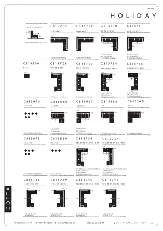 Coltar Living extensibil cu functie somn HOLIDAY 3F-REC/BK, dreapta, stofa gri/negru, 302x190x86(102), ext.230x132cm [6]