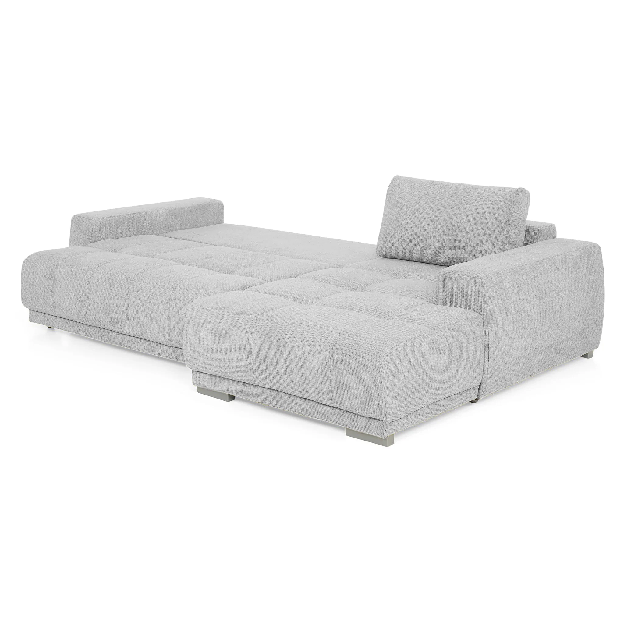 Coltar Living extensibil cu functie somn MM321 BOLERO 2DL-REC, dreapta, stofa gri F009, 280x165x66(87), ext.230x130cm [2]
