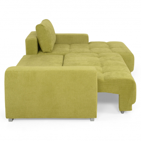 Coltar Living extensibil cu functie somn MM321 BOLERO 2DL-REC, dreapta, stofa verde F006, 280x165x66(87), ext.230x130cm [4]