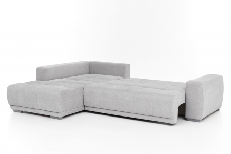Coltar Living extensibil cu functie somn MM321 BOLERO OTM-2DL, stanga, stofa gri F009, 280x204x66(87), ext.230x130cm [4]