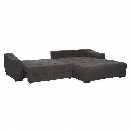 Coltar Cotta Minimaxx, pentru living, extensibil cu functie somn, MM334 FLEX 2DL-REC, dreaptaa, stofa maro F003, 314x203x67(85), ext.252x128cm [2]
