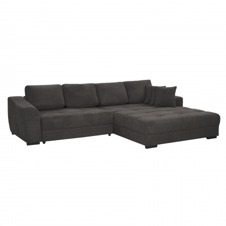 Coltar Cotta Minimaxx, pentru living, extensibil cu functie somn, MM334 FLEX 2DL-REC, dreaptaa, stofa maro F003, 314x203x67(85), ext.252x128cm [1]