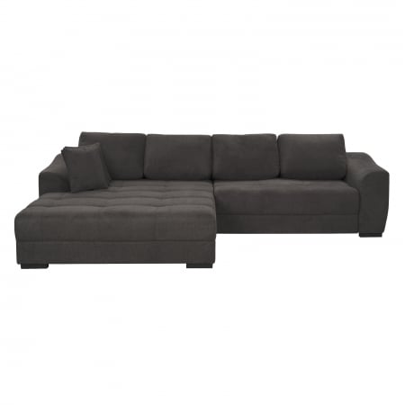 Coltare living - Coltar Cotta Minimaxx, pentru living, extensibil cu functie somn, MM334 FLEX REC-2DL, stanga, stofa maro F003, 314x203x67(85), ext.252x128cm