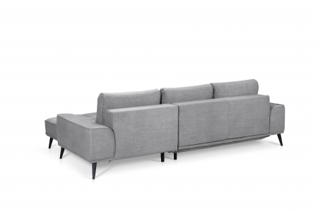 Coltar Living MM500 GOMERA 3DL-REC, extensibil cu functie somn, relaxare si depozitare, dreapta, stofa gri deschis G002, 291x168x(88-112), ext.234x136cm [5]