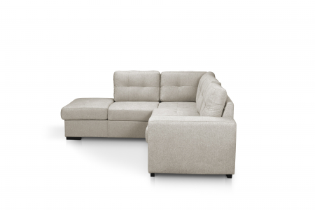 Coltar MM289 PIANO OTM/BK KL-2F pentru living, stanga, extensibil cu functie somn, stofa beige G008, 248x213x(73-89), ext.200x138cm [6]