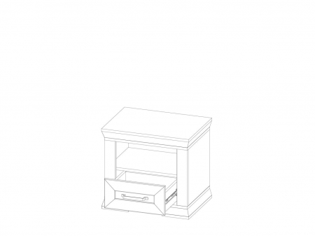 Dormitor MARSELLE Set-A, (dulap 6U2S 218 + pat 160 cu somiera rabatabila si container asternuturi + 2 noptiere 1S + comoda 4S + oglinda 98 cm), culoare alb frasin si stejar sonoma dark. [6]