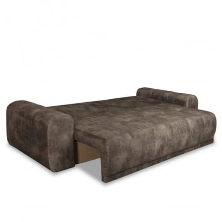 DREAMER, Canapea extensibila, 3 locuri cu functie somn, relaxare si depozitare, stofa gri, 260x110x100, ext.190x150 cm. [4]