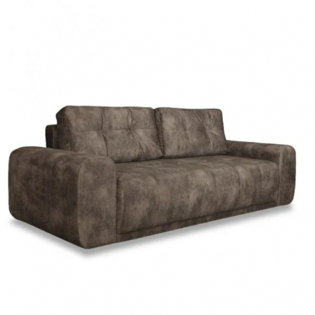 DREAMER, Canapea extensibila, 3 locuri cu functie somn, relaxare si depozitare, stofa gri, 260x110x100, ext.190x150 cm. [1]