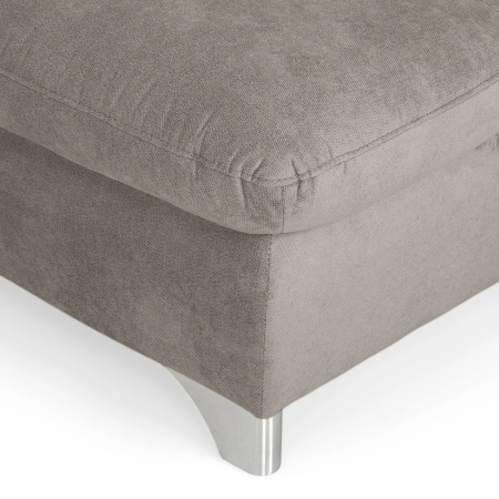 GEMINI Coltar extensibil, sezlong dreapta 3F-OTM, functie somn si relaxare, acoperire stofa crem savana F220, COTTA, 312x231x97, ext.228x127cm. [10]