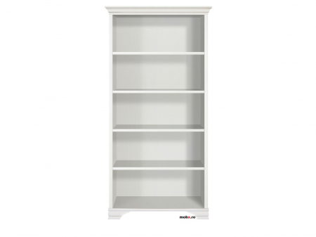 Colectii dining - Idento Etajera REG 90, front MDF culoare alb, 99/44/198cm.