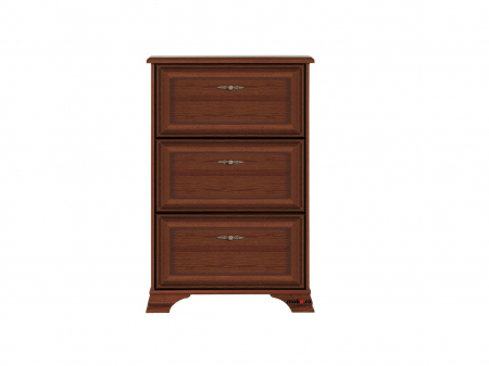 Colectii Hol KENTUKI - Kentuki Comoda pantofi SFB3B, 3usi, front MDF culoare castan, 80/19/123 cm.