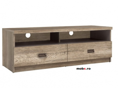 Malcolm Comoda RTV2S, culoare stejar canyon/wolfram gri, 120/45/42cm. [1]