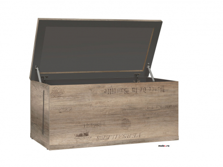 Malcolm Cufar KUF, culoare stejar canyon/wolfram gri, 93/49/45cm. [2]