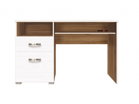 Mobilier Birou - Malta Birou  BIU1D1S front MDF culoare zada siberiana, 120/56/76cm.