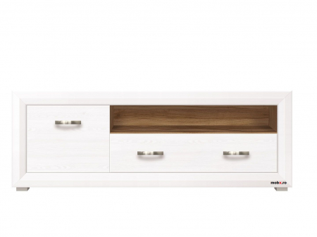 Colectia Dormitor MALTA - Malta Comoda TV RTV1D1S front MDF culoare zada siberiana, 152/38/55cm.
