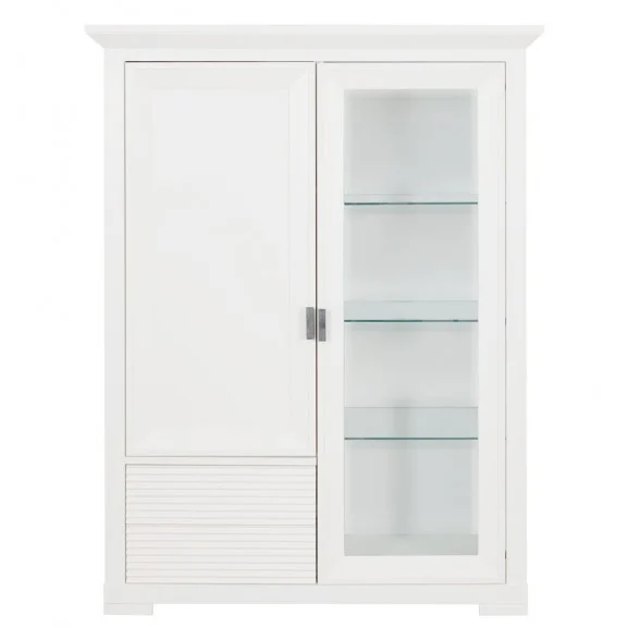 Mobila living Verona Bianco 2, MDF Alb, L 332cm [5]
