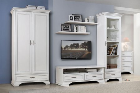 Colectia Living IDENTO - Mobilier living IDENTO alb, Set-A1, L 295 cm.