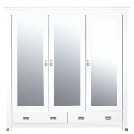 SAINT TROPEZ, Dulap 3 usi 2 sertare, culoare alb, (Lxadxh): 208x64x205 cm. [1]