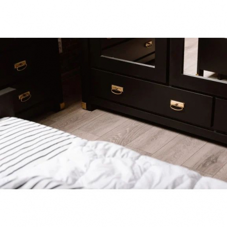 SAINT TROPEZ, Dulap 3 usi 2 sertare, culoare negru, (Lxadxh): 208x64x205 cm. [4]