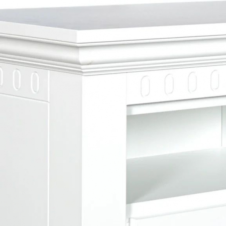 SAINT TROPEZ, Noptiera 1 sertar, culoare alb, (Lxadxh): 69x41x65 cm. [3]