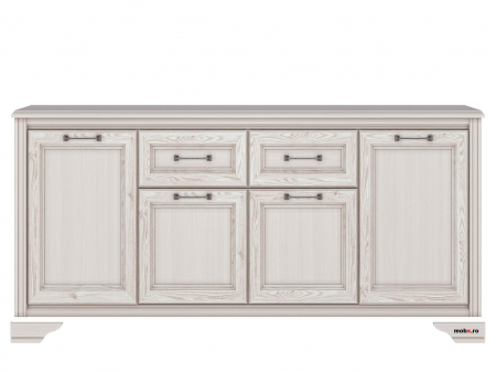 Colectii dining - Stylius Comoda 4 usi 2 sertare, KOM4D2S, front MDF culoare pin siberian, 194/41/81 cm.