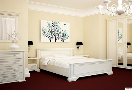 White, Dulap D4U2O, front MDF culoare frasin alb + pin argintiu, 227/64/221cm. [5]