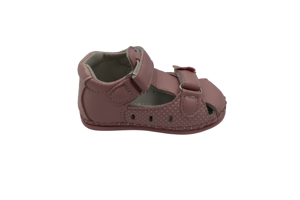 Sandale Copii Bebe Fete Roz Cu Floricica [3]