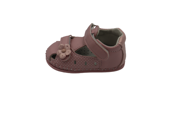 Sandale Copii Bebe Fete Roz Cu Floricica [1]