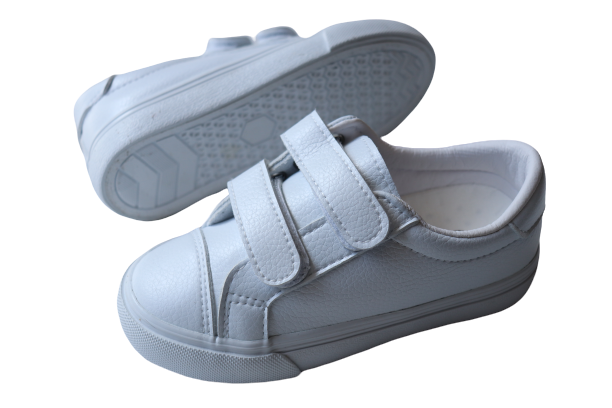 Pantofi Sport Copii Albi din Piele Ecologica [4]