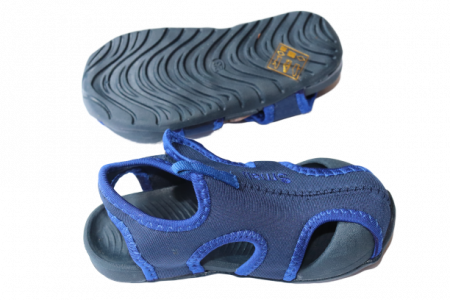 Sandale Copii din Material Albastru Inchis [2]