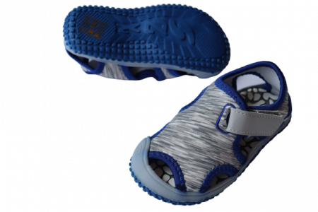 Sandale Copii Material Gri-Albastru [2]