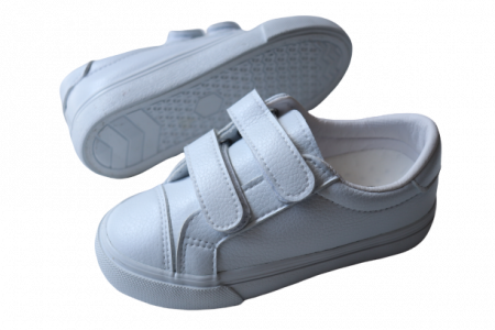 Pantofi Sport Copii Albi din Piele Ecologica [3]