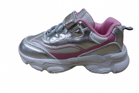Pantofi Sport Copii gri sidef&roz [0]