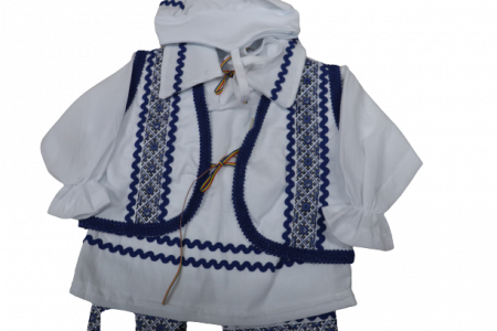 Costum National alb cu tematica traditionala bleumarin [1]