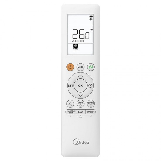 Aparat de aer conditionat Midea Solstice 21000 BTU/h Cod EZ-21RD6-I/MX4H-21RD6 [2]