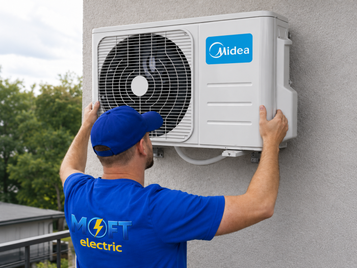 Aparat de aer conditionat Midea Solunar Lite 9000 BTU/h cu KIT DE INSTALARE SI MONTAJ INCLUS [3]