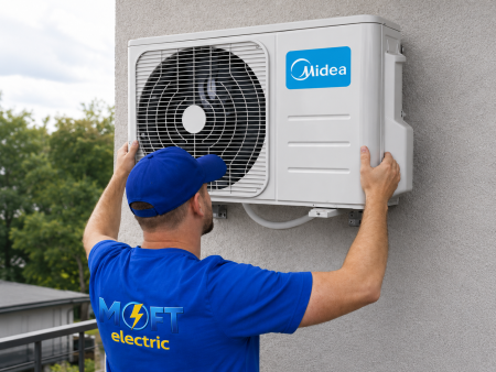 Aparat de aer conditionat Midea Solunar Lite 9000 BTU/h cu KIT DE INSTALARE SI MONTAJ INCLUS [2]