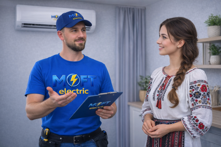 Servicii AER CONDITIONAT - Consultanta montaj aer conditionat la domiciliu MOFT Electric