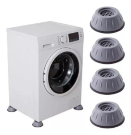 Accesorii Electrocasnice - Set 4 picioruse anti-zgomot si antiderapante pentru masina de spalat