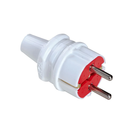 Materiale Montaj Aer Conditionat - Stecher Schuko Starke 16A 2P+E drept alb