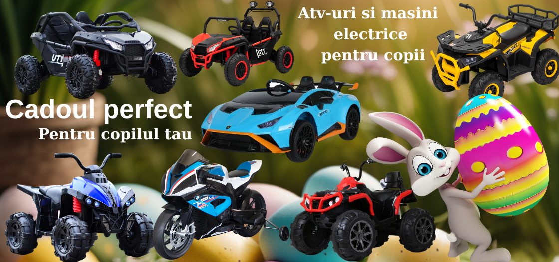 Banner paste masini copii electrice