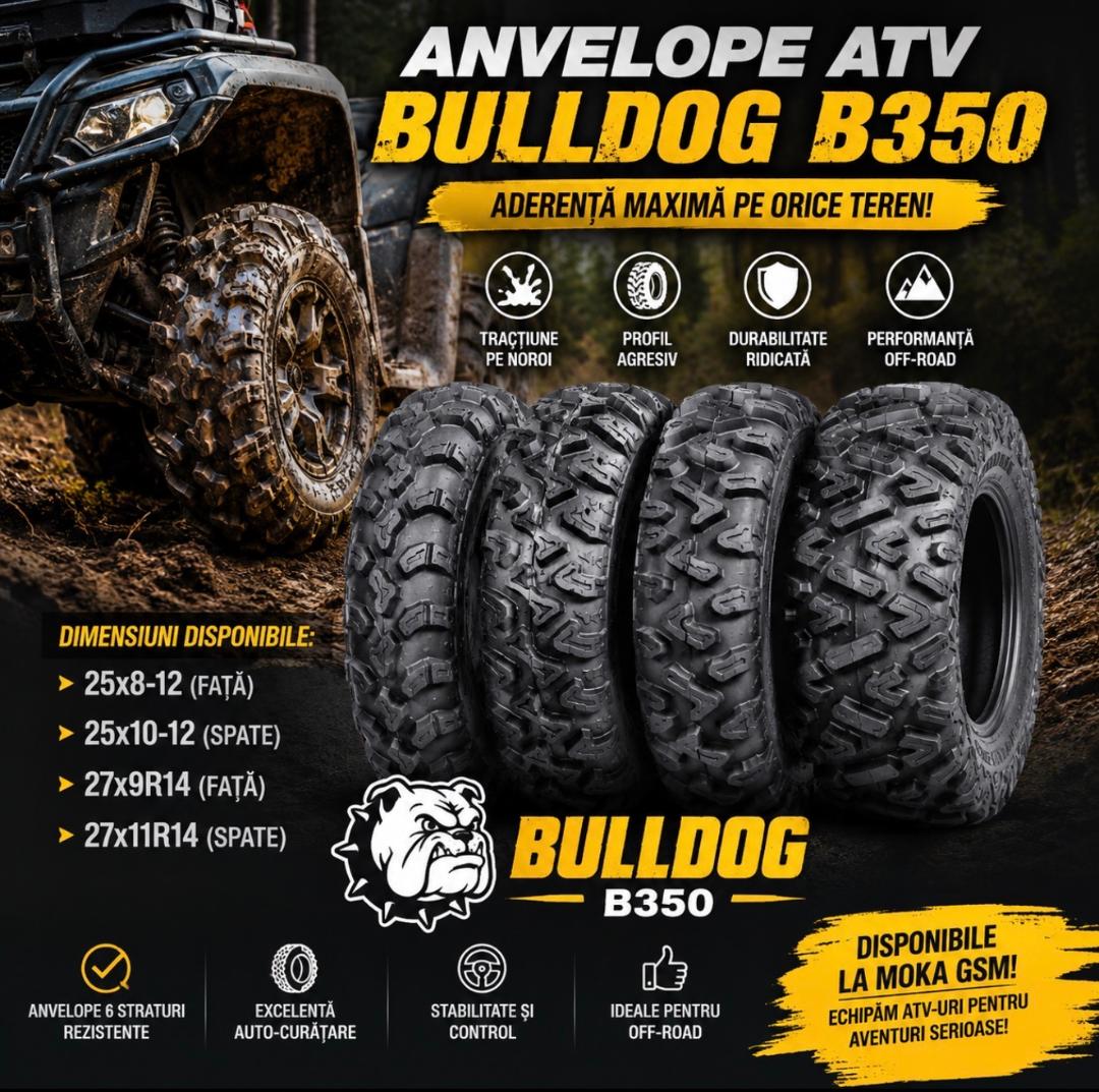 anvelope atv, bulldog b350