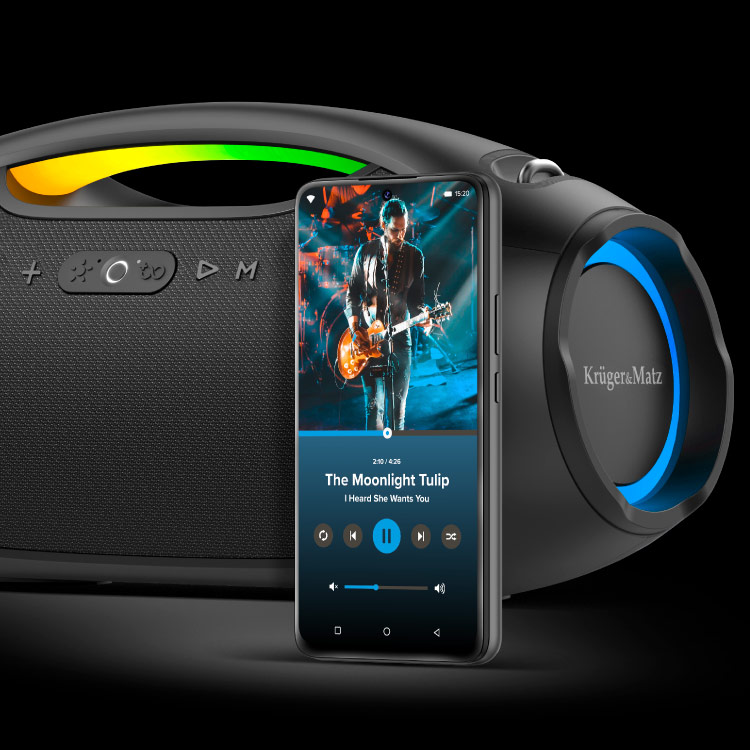 Boxă Portabilă Bluetooth Kruger&Matz Street X-Bass 60W , premium 