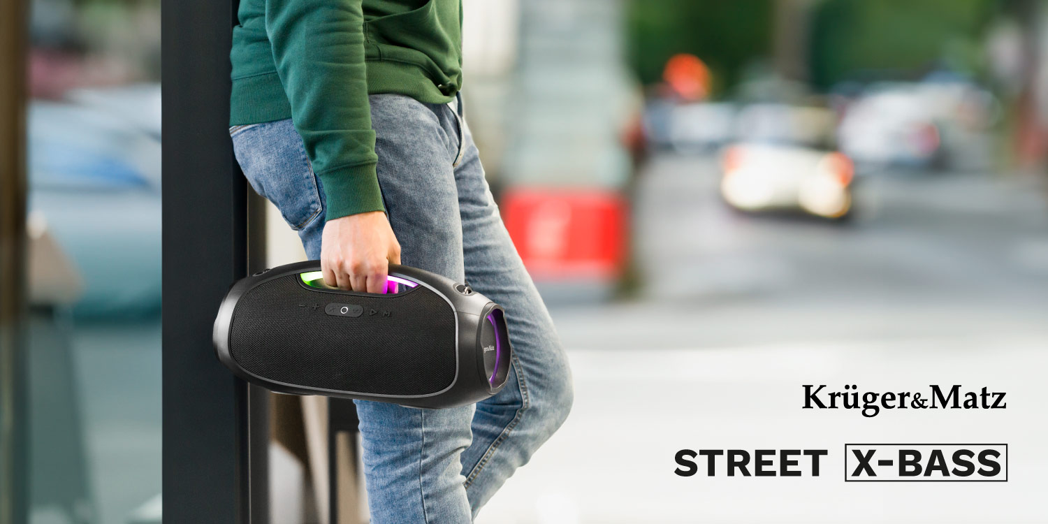 Boxă Portabilă Bluetooth Kruger&Matz Street X-Bass 60W , premium 