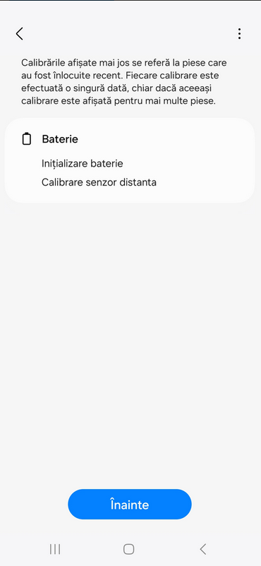 calibrare baterie samsung, 